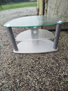 glass TV stand