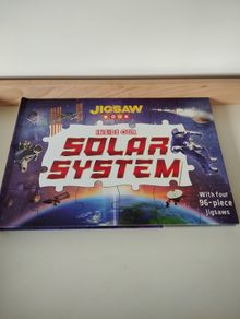 Inside Our Solar System  Jigsaw Book 4 x 96 pieces