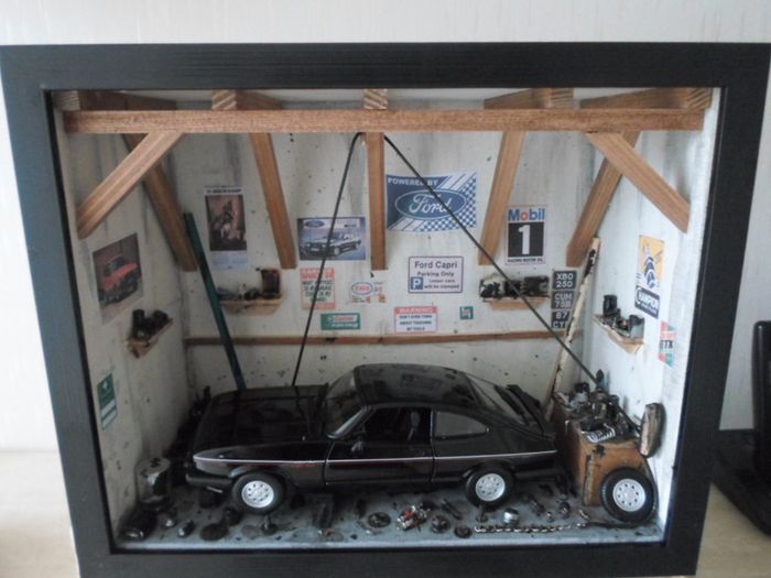 Model Car Garage Ford Capri Mk3 Unique Gift