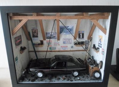 Model Car Garage Ford Capri Mk3 Unique Gift