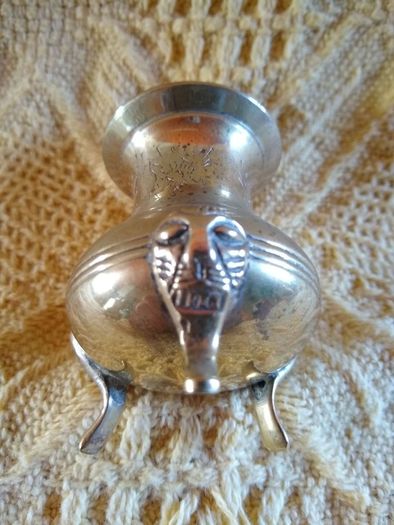 Antique Salt and Pepper Condiment Set