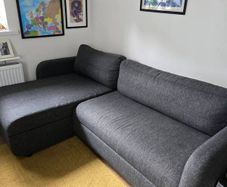 Sofabed with storage 3 seater