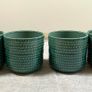 Green shade ceramic flower pots (2 lots) Image 2