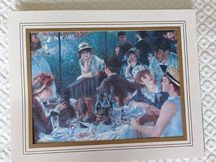 "Luncheon Of The Boating Party" Print By Pierre-Auguste Renoir