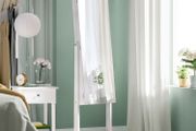 Jewellery cabinet white jewelry cabinet, mirror cabinet standing, with 2 separate make-up organizers, frameless full-length mirror, lockable, for chains, earrings, make-up, white