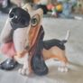 Little Paws by ARORA designs Bassett hound dog figure Image 5