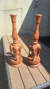 Elephant carvings