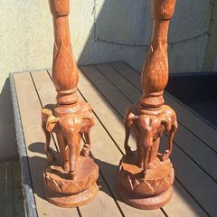 Elephant carvings