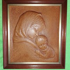 Mother & Child (Leather Craft)