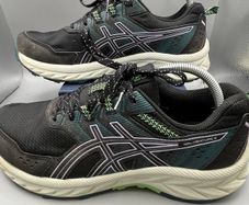 Asics Womens Gel Venture 9 Black\Purple Running Shoes Size 8 EU 42