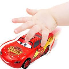 New Disney Cars Lightning Cartoon Model Car McQueen Woody With lights Inertial Pull-back Free Wheel Car Toys Collection Kids Gift
