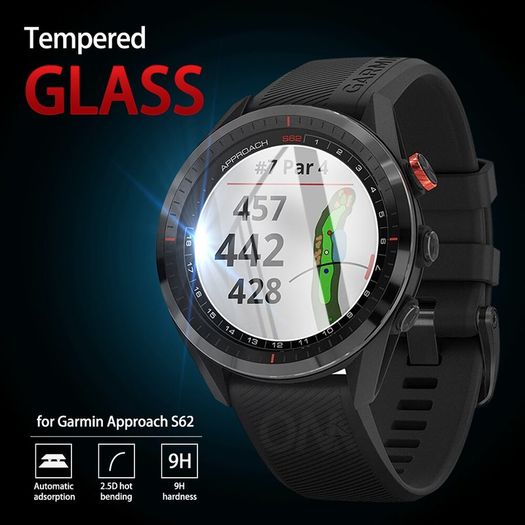 Premium Tempered Glass For Garmin Approach S62 smart watch Screen Protector Film Accessories For Garmin Approach S62