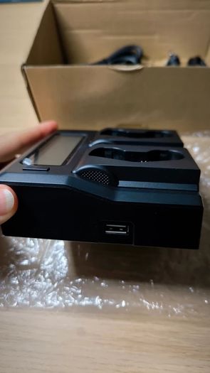 Dual LCD Camera Battery Quick Charger