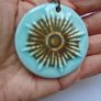 Necklace, Ceramic pendant, jewellery, Gift Image 3
