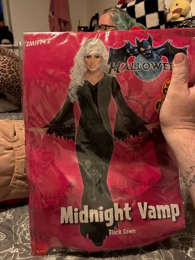 Midnight vamp halloween gown
