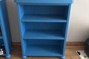 Blue IKEA Mammut bookcase / kids bookshelf