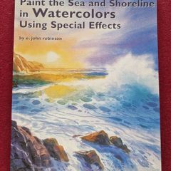 signed copy of paint the sea and shoreline in watercolours using special effects