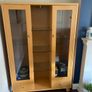 Beech Display Cabinet Image 2