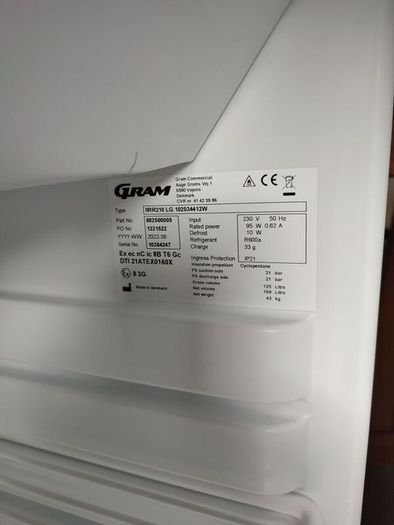 GRAM  Commercial under counter fridge
