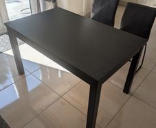IKEA Laneberg extendable dining table and 2 chairs