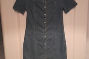 New Look off the shoulder Denim dress