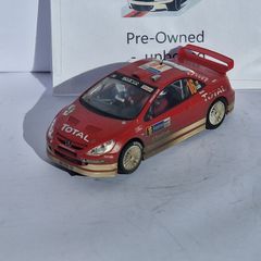 Scalextric Peugeot 307 WRC Slot Car  ( rally 4x4 )