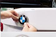 Car Emblem Chrome Hood Badge Logo 74mm 2 Pins For BMW Rear Trunk M E46 F10 F30 E39 E36 F20 G20 G30 X1 X2 X3 X4 X5
