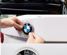Car Emblem Chrome Hood Badge Logo 74mm 2 Pins For BMW Rear Trunk M E46 F10 F30 E39 E36 F20 G20 G30 X1 X2 X3 X4 X5