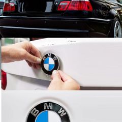 Car Emblem Chrome Hood Badge Logo 74mm 2 Pins For BMW Rear Trunk M E46 F10 F30 E39 E36 F20 G20 G30 X1 X2 X3 X4 X5