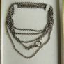 Vintage Long Heavy Sterling Silver rolo Chain. (pocket watch chain) Solid silver statement chain. 52" long - 26,20g Image 8