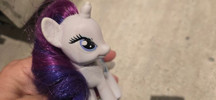 Rarity 3 inch Brushable MLP G4 My Little Pony 2010