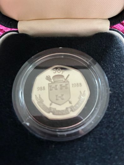 Dublin Millenium Commemorative 50 Pence Coin