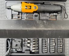 JCB CordlessScrewdriver with Full Bit Set & Charger