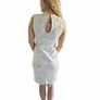 White floral lace dress Image 8