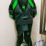Mens "L" Size Motorbike Suit Motorcycle Biker Race Leather Suits MOTOGP CE Safe Image 3