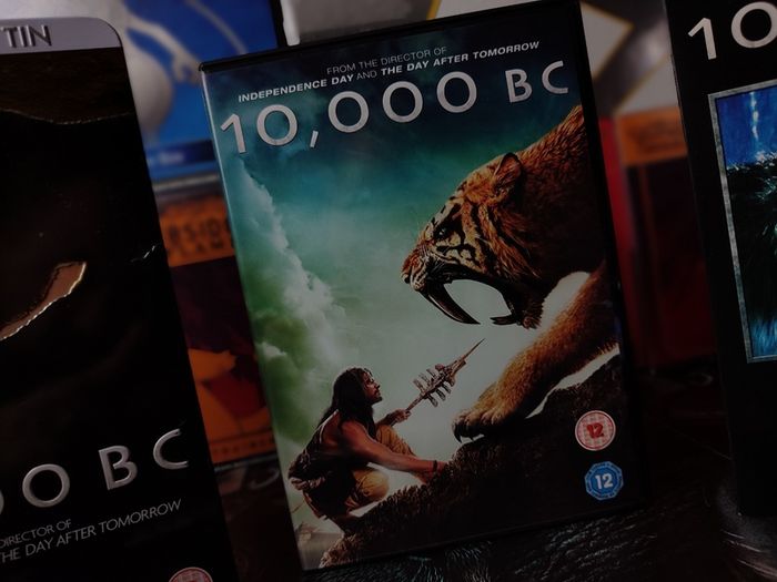 10,000 B.C. ! DVD ! 2 Disc Limited Edition Tin / Steelbook ! with Real Studio Film Slide ! 2008 !