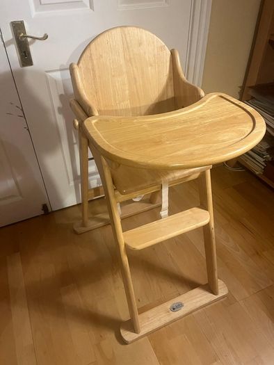 Wooden highchair