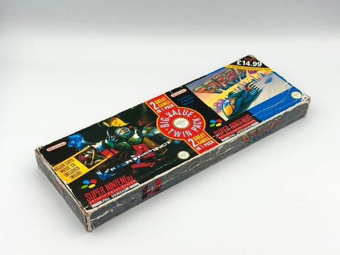 Killer Instinct and F-Zero Super Nintendo Twin Pack Boxed - Rare