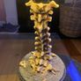 Skull lamp with spine . Image 2