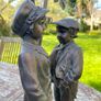 metal bronze style lamp Image 7