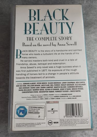 Black Beauty, The Complete Story VHS (26281)