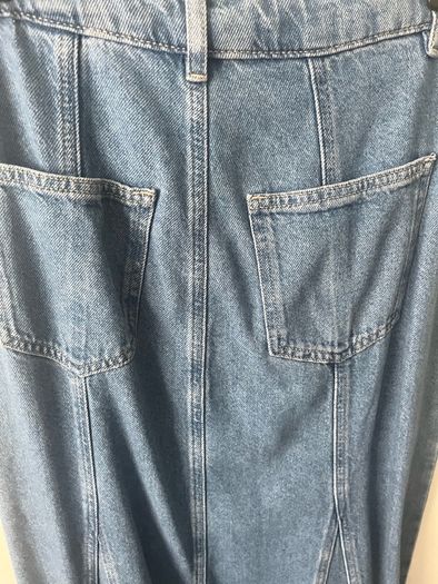 M&S denim maxi skirt