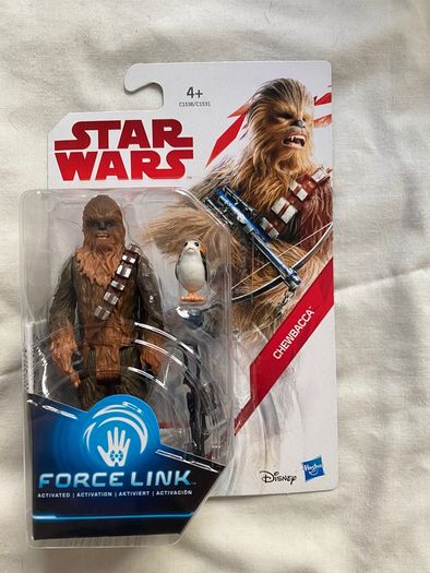 Star Wars Chewbacca Force Link Last Jedi With Porg Action Figure Hasbro Disney
