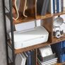 Industrial Bookshelf with 5 Shelves Image 3