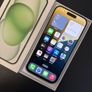 iphone 15, 256GB, Green, Unlocked Image 3