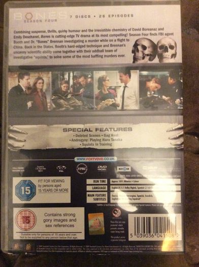 Bones The Series. Complete Series Box Sets Seasons One To Seasons Six. Collect In Dublin Or Receive Via Post.