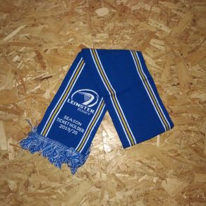 Leinster Rugby Scarf  Neck Warmer BNWT Dublin IRFU Heineken Cup Snood Season Tikcket Holder