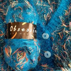 New mohair cardigan/jacket hand knit