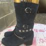 New MamZelle Suede Leather Boots, Size 41 Image 3