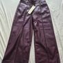 Brand new. Love and Roses chery red Faux wide leg trousers Petite Image 3